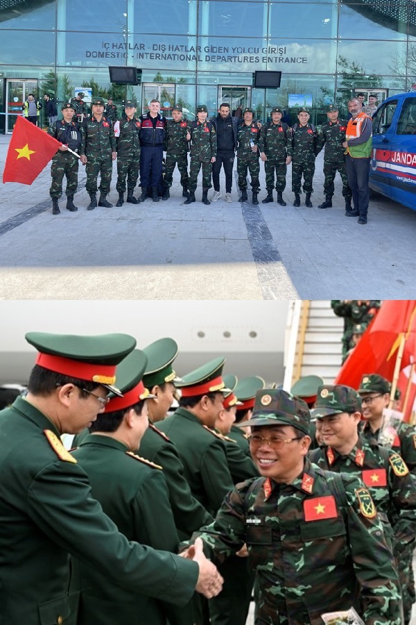  Đoàn công tác Quân đội nhân dân Việt Nam đã về nước an toàn sau 10 ngày. (Ảnh: VOV)